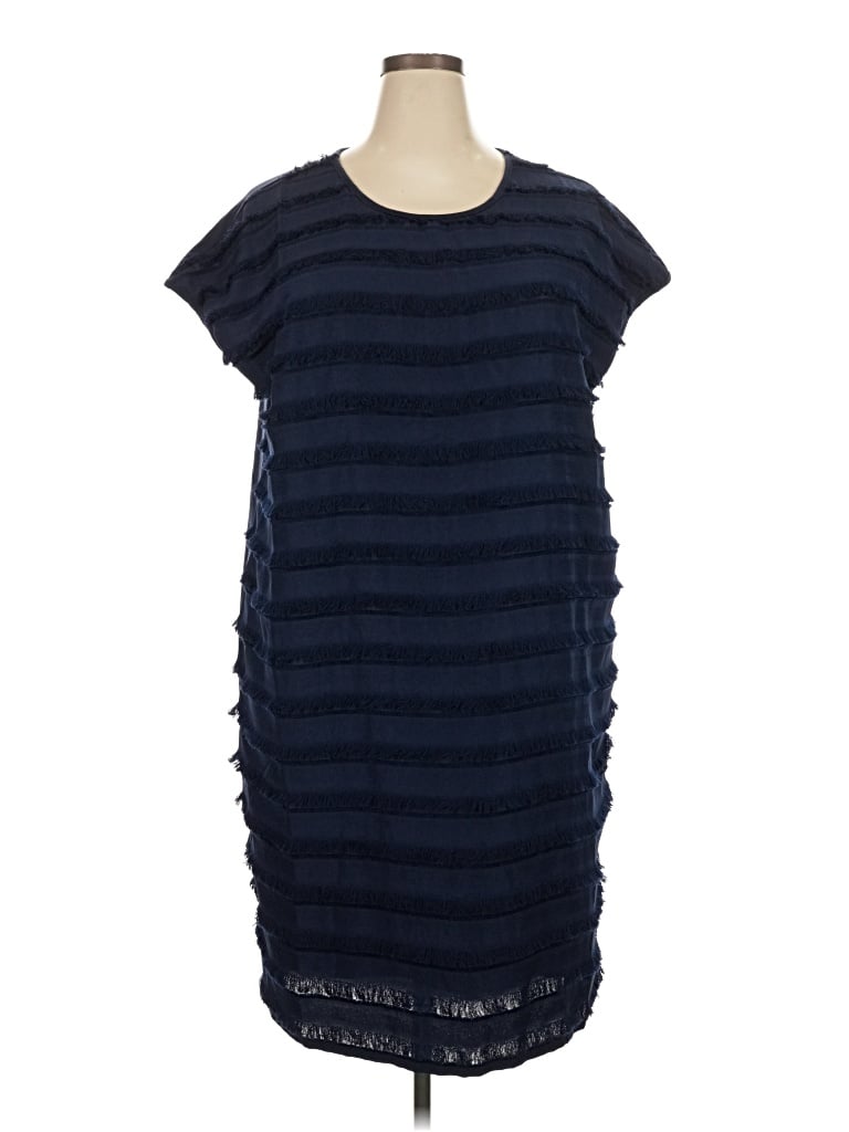 Pre-owned Eloquii Casual Dress In Blue