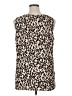 Halogen 100% Polyester Ivory Sleeveless Blouse Size 1X - photo 2