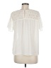 Vince Camuto 100% Polyester Ivory Short Sleeve Blouse Size M - photo 2