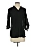 rue21 100% Polyester Black 3/4 Sleeve Blouse Size S - photo 1