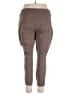 Susan Graver Solid Brown Active Pants Size XL (petite) - photo 2