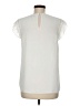 Naked Zebra 100% Polyester Ivory Short Sleeve Top Size M - photo 2