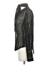 FRAME Metallic Black Long Sleeve Silk Top Size XS - photo 5