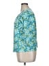 Assorted Brands Argyle Floral Teal 3/4 Sleeve Blouse Size 1X - photo 5