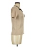 Shein 100% Polyester Tan Short Sleeve Blouse Size 6 - photo 4