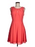 Express 100% Polyester Solid Orange Cocktail Dress Size 6 - photo 1