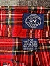 Gap 100% Rayon Plaid Red Casual Skirt Size 5-6 - photo 4