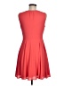 Express 100% Polyester Solid Orange Cocktail Dress Size 6 - photo 2