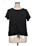Old Navy 100% Cotton Black Short Sleeve Top Size XL (tall) - photo 1