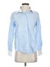 Unbranded 100% Cotton Blue Long Sleeve Button-Down Shirt Size S - photo 1