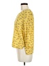 Maeve 100% Silk Yellow 3/4 Sleeve Silk Top Size M - photo 5
