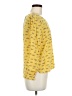 Maeve 100% Silk Yellow 3/4 Sleeve Silk Top Size M - photo 4