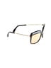 Chanel Gold Black Mirrored Lens Sunglasses One size - photo 1