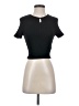Zara Black Short Sleeve Top Size S - photo 1