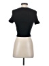 Zara Black Short Sleeve Top Size S - photo 2