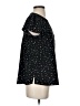 Hilary Radley 100% Polyester Stars Black Short Sleeve Top Size XS - photo 4