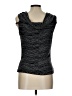 Xscape Black Sleeveless Top Size L - photo 2