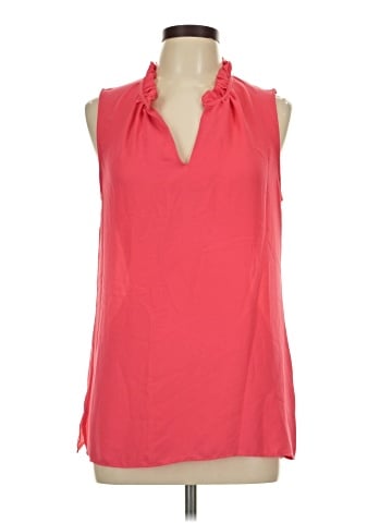 Rose + Olive Sleeveless Blouse (view 1)