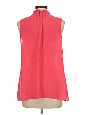 Rose + Olive Sleeveless Blouse (view 2)