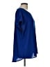 Pleione 100% Polyester Blue Short Sleeve Blouse Size L - photo 4