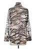 David Cline 100% Polyester Animal Print Silver Long Sleeve Blouse Size S - photo 2