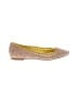 Diane von Furstenberg Gold Tan Flats Size 6 - photo 1