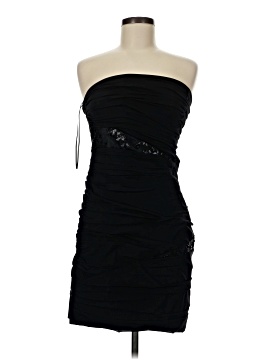 black express dress Sparkly Black Mermaid Sequins Long Prom Dress with Slit Black / 4 main image 1