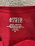 Active Basic Burgundy 3/4 Sleeve T-Shirt Size M - photo 7