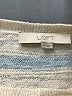 Ann Taylor LOFT Stripes Silver Pullover Sweater Size M - photo 7