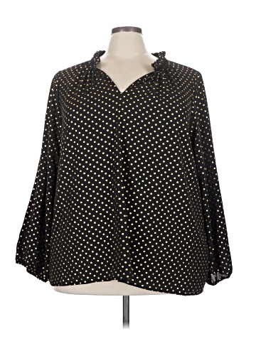 Bobeau 3/4 Sleeve Blouse (view 1)