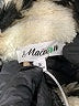 Macaron 100% Polyester Animal Print Ivory Faux Fur Jacket Size S - photo 6