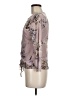 Cato Purple 3/4 Sleeve Blouse Size M - photo 5