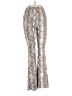 MTS Animal Print Silver Casual Pants Size S - photo 1