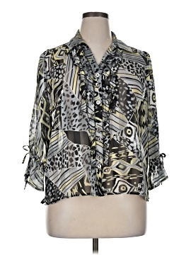 Draper's & Damon's 3/4 Sleeve Blouse