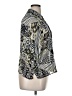 Draper's & Damon's 100% Polyester Animal Print Gray 3/4 Sleeve Blouse Size XL Petite - photo 4