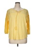 Chaps Yellow 3/4 Sleeve Blouse Size XL - photo 1