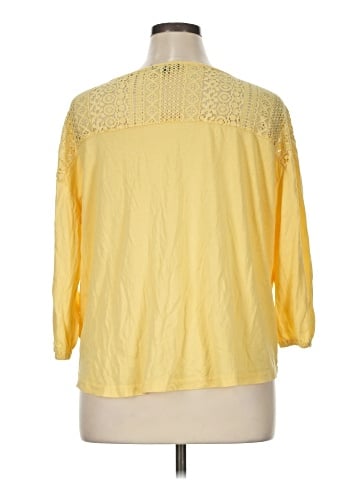 Chaps 3/4 Sleeve Blouse (view 2)