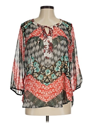 Figueroa & Flower 3/4 Sleeve Blouse (view 1)