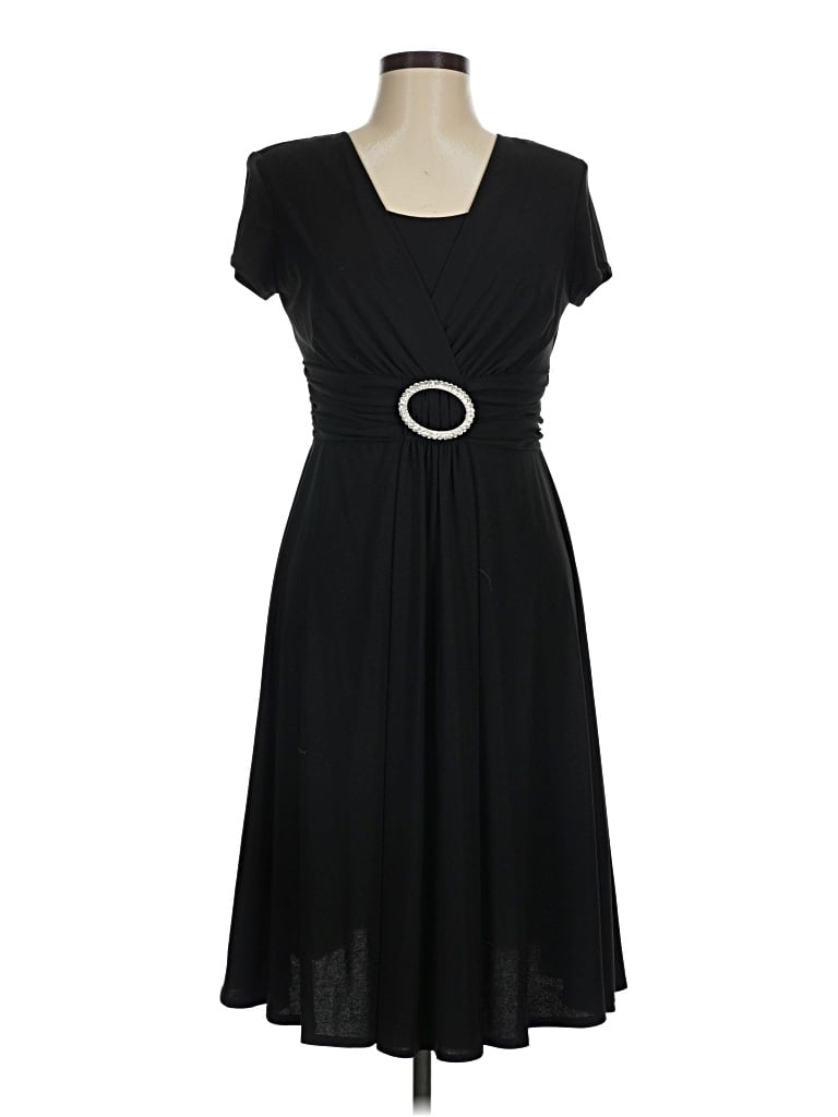 Pre-owned R & M Richards Casual Dress In Black