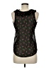 No Boundaries 100% Polyester Black Sleeveless Blouse Size M - photo 2