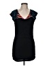 SOFIA Graphic Black Cocktail Dress Size M - photo 1