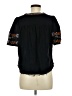 Unbranded 100% Polyester Black Short Sleeve Blouse Size M - photo 2