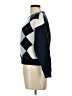 Shein 100% Acrylic Argyle Blue Pullover Sweater Size L - photo 5