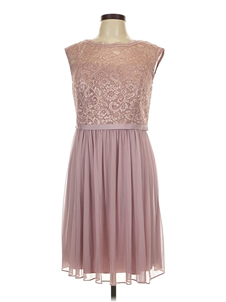 Pre-owned David's Bridal Cocktail Dress In Pink