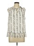 Apt. 9 100% Polyester Ivory Sleeveless Blouse Size L - photo 1