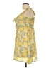 Guess 100% Polyester Tropical Yellow Casual Dress Size 12 - photo 5