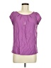 Zara Basic Purple Short Sleeve Blouse Size M - photo 1