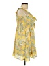 Guess 100% Polyester Tropical Yellow Casual Dress Size 12 - photo 4