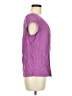 Zara Basic Purple Short Sleeve Blouse Size M - photo 4