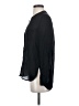 Vince. 100% Silk Black Long Sleeve Silk Top Size 2 - photo 5